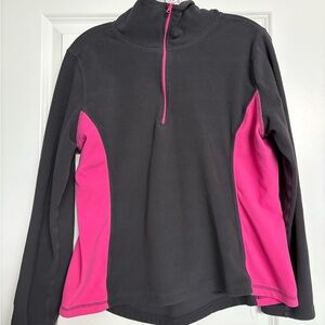 Old Navy Charcoal and Fuchsia Pullover